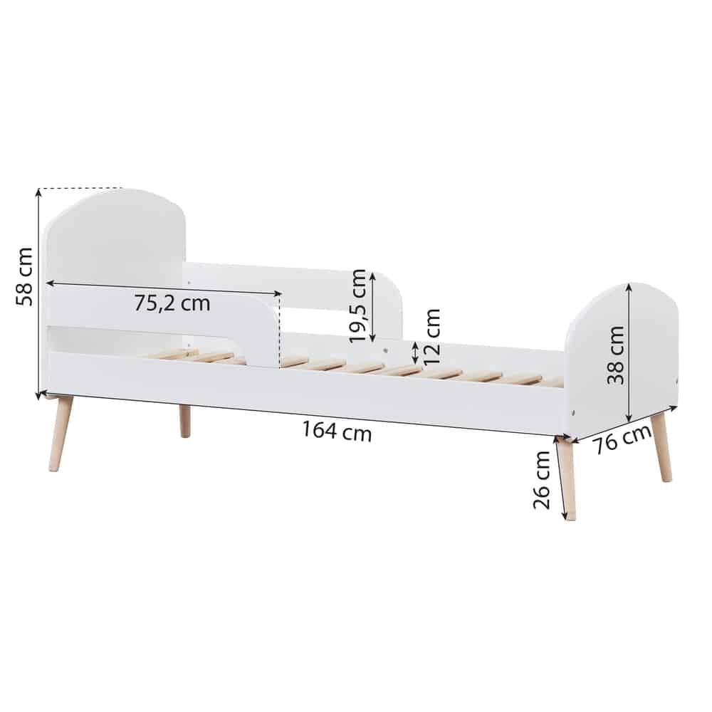 Taaperosänky Blend 70x160cm White, Hoppekids - Image 8