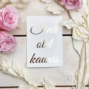 Beautiful, card
