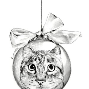 ”Cat’s Christmas,” Card