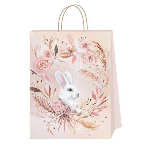 Gift bag, Boho bunny