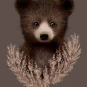 ”Pampa bear” card