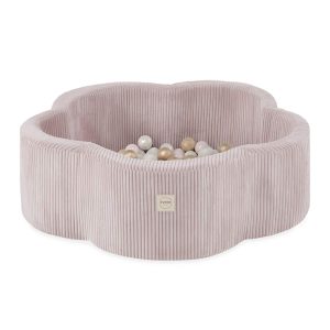 Pallomeri Kukka 90x 30cm Pink sametti, 200 palloa