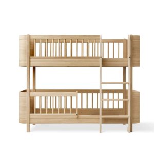 Oliver Furniture, Wood Mini+ matala kerrossänky 70×160 cm, Oak