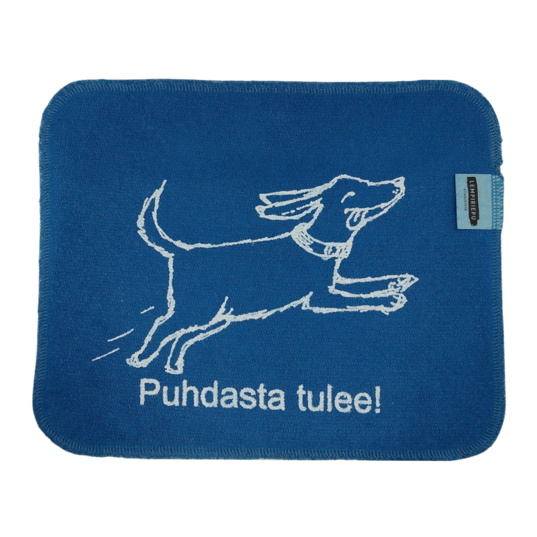 ”Puhdasta tulee” -kuosi, sininen liina. - Image 2