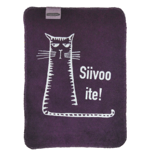 ”Siivoo ite!” -kuosi, violetti liina.
